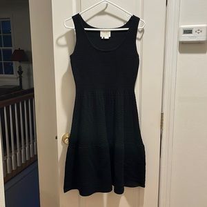 Kate Spade Black Wool Tank Dress, Size Small